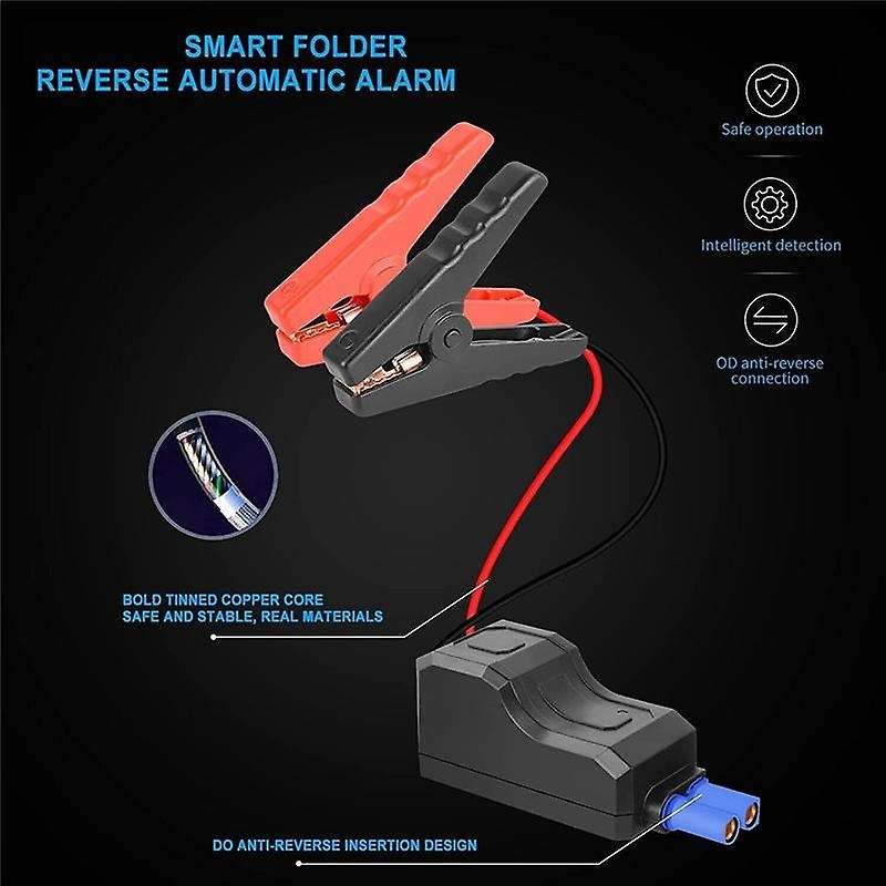 Black Car Jump Booster Battery Charger Equipment Car Power Bank Car Emergency Power Car Emergency Po