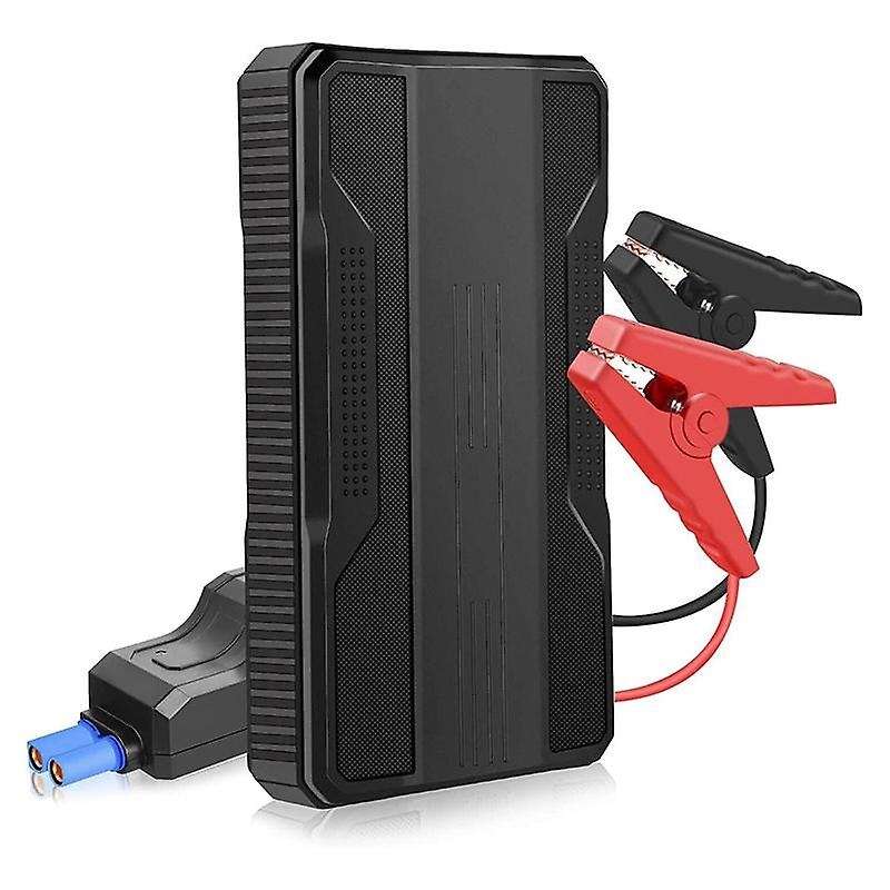 Black Car Jump Booster Battery Charger Equipment Car Power Bank Car Emergency Power Car Emergency Po