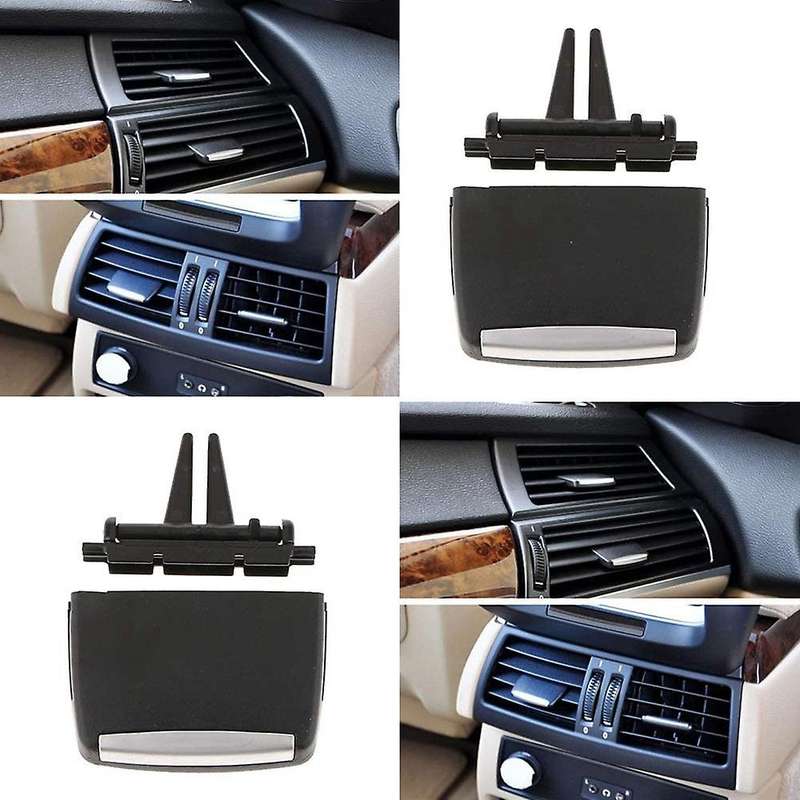 Black Car Rear A/C Air Conditioning Vent Outlet Tab Clip - 06-13 for X5 E70 X6 E71