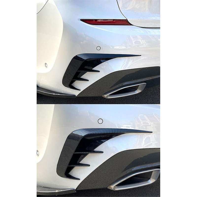 Black Car Rear Bumper Splitter Canard Spoiler for 3 Series G20 G28 318i 320i 330i 2019-2022