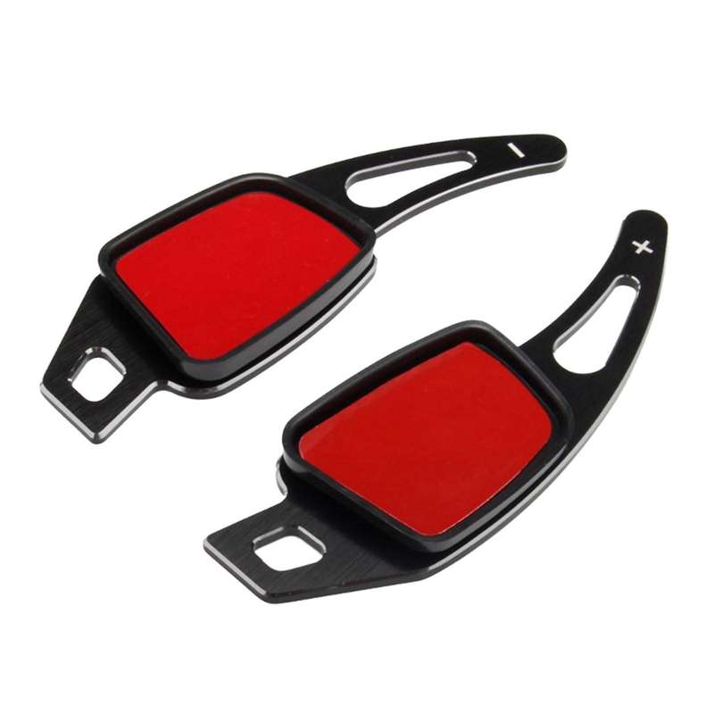 Black Car Steering Wheel Extend Shift Blade Paddles for -A3/S3/A4 B9/S4 B9/A5/S5 Q2 Q5 TT/TTS R8 201