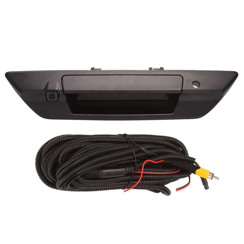 Black Car Tailgate Handle Rear View Camera Backup Camera for SR5 M80 2016-2018 69090-0K350