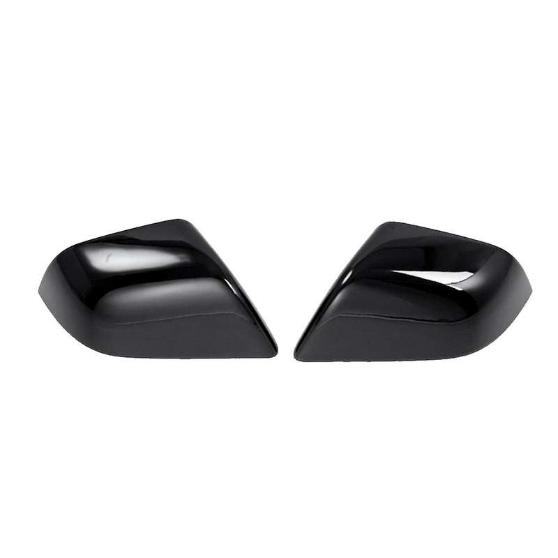 Black Car Rearview Mirror Cover Side Door Mirror Cover Cap for 2021-2023