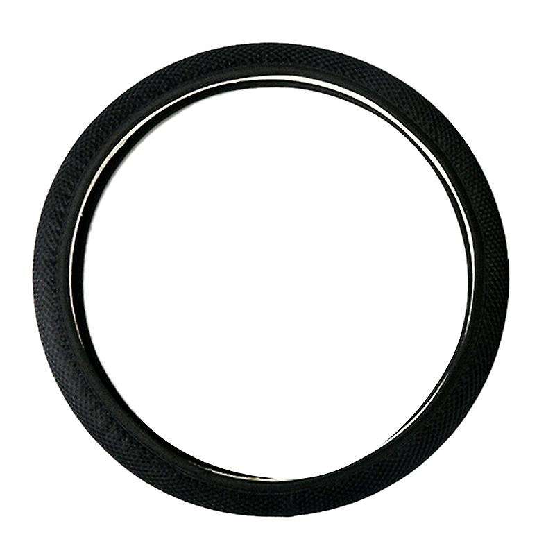 Black Car Steering Wheel Cover, Dust-Proof and Wear-Resistant, 15 Inches in Diameter, Suitable for V