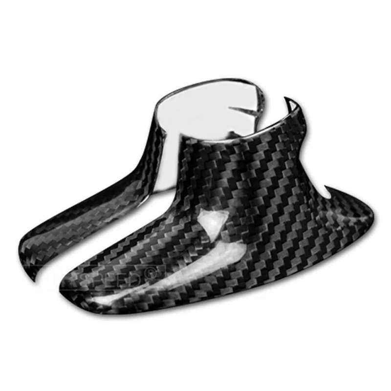 Black Carbon Fiber ABS Car Gear Shift Knob Cover Trim for Charger 2015-2020 Shift Handball Cover