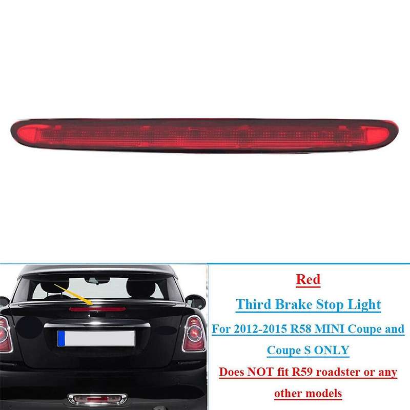 Black Car Third High Level Brake Stop Light Fit for R58 MINI Coupe and Coupe S 2012-2015 6325275894