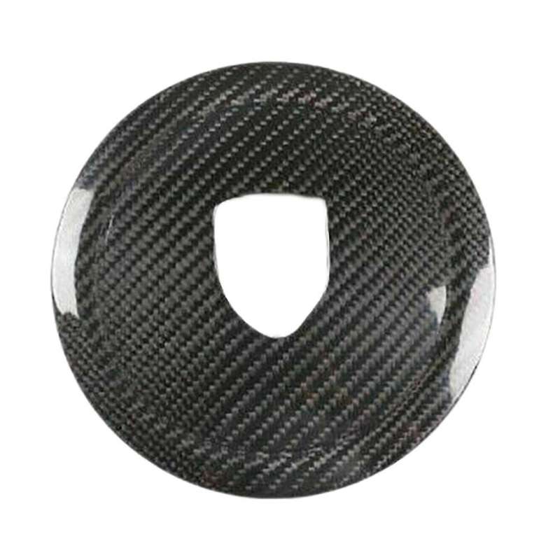 Black Carbon Fiber Steering Wheel Cover Steering Wheel Logo for  911