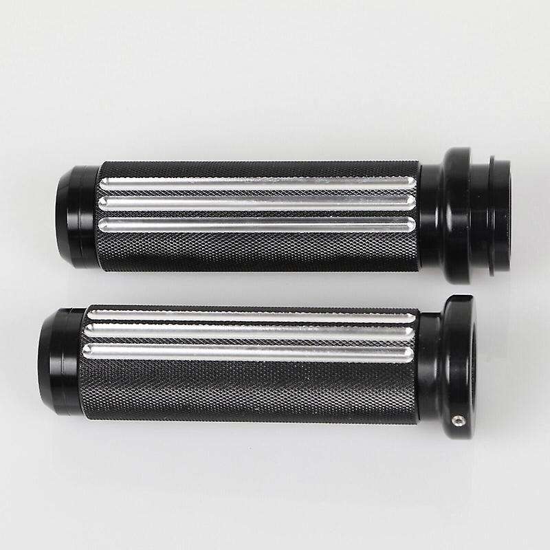 Black Cnc 1in Handlebar Electronic Throttle Hand Grips for Touring Flhr Fxdls Fxse Flstnse Motorcycl