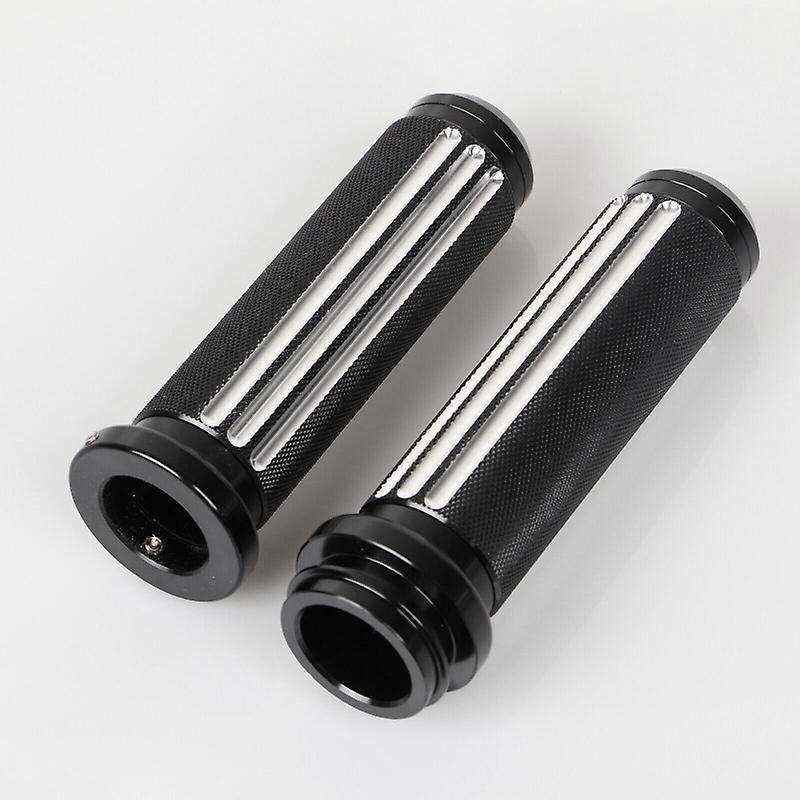 Black Cnc 1in Handlebar Electronic Throttle Hand Grips for Touring Flhr Fxdls Fxse Flstnse Motorcycl