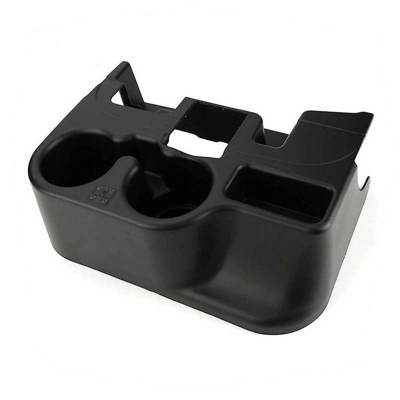 Black Central Control Water Cup Holder Storage Box Attachment SS281AZAA for Ram 1500 2500 3500 2003-