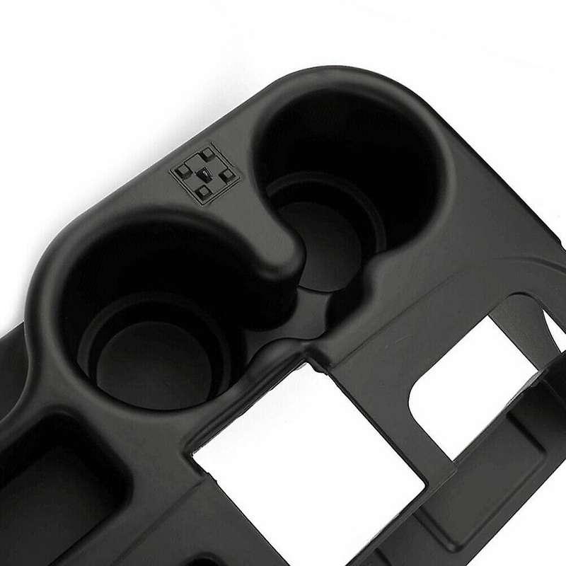 Black Central Control Water Cup Holder Storage Box Attachment SS281AZAA for Ram 1500 2500 3500 2003-
