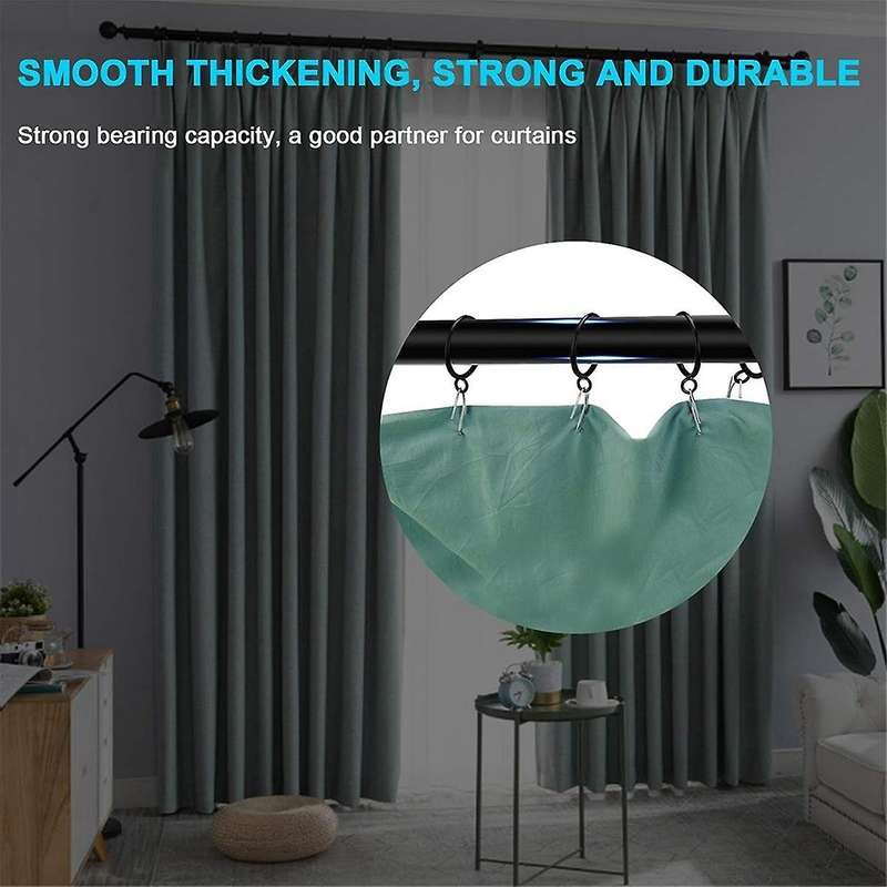 Black Curtain Rings with Eyelet Apply for Curtain Rod
