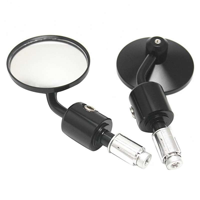 Black CNC Motorcycle Handlebar Bar End Mirrors 7/8 22mm for Motorcycle