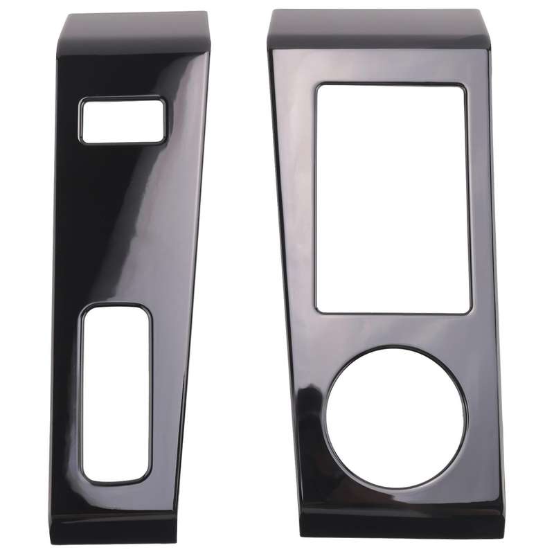 Black Console Gear Shift Panel Trim Cover Frame Decor Sticker for 2022 2023 RHD