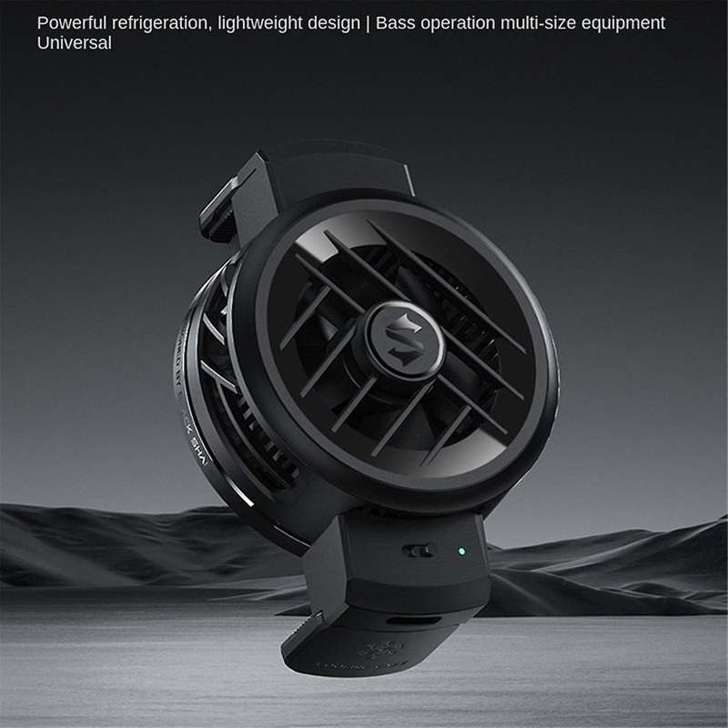 Black Cooler 3 Cooling Fan Smartphone Cooler Portable Universal Mobile Game Cooling Fan