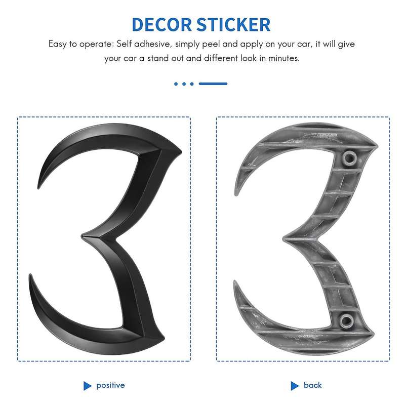 Black Evil M Logo Emblem Badge Decal for Mazda All Model Car Body Rear Trunk Decal Sticker Nameplat