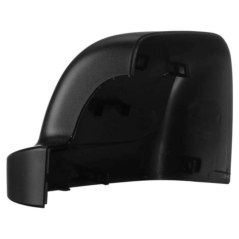 Black Fiber Side Door Mirror Cover Trim for Vivaro Trafic Van 2015-2018 Rear View Mirror Cover Cap