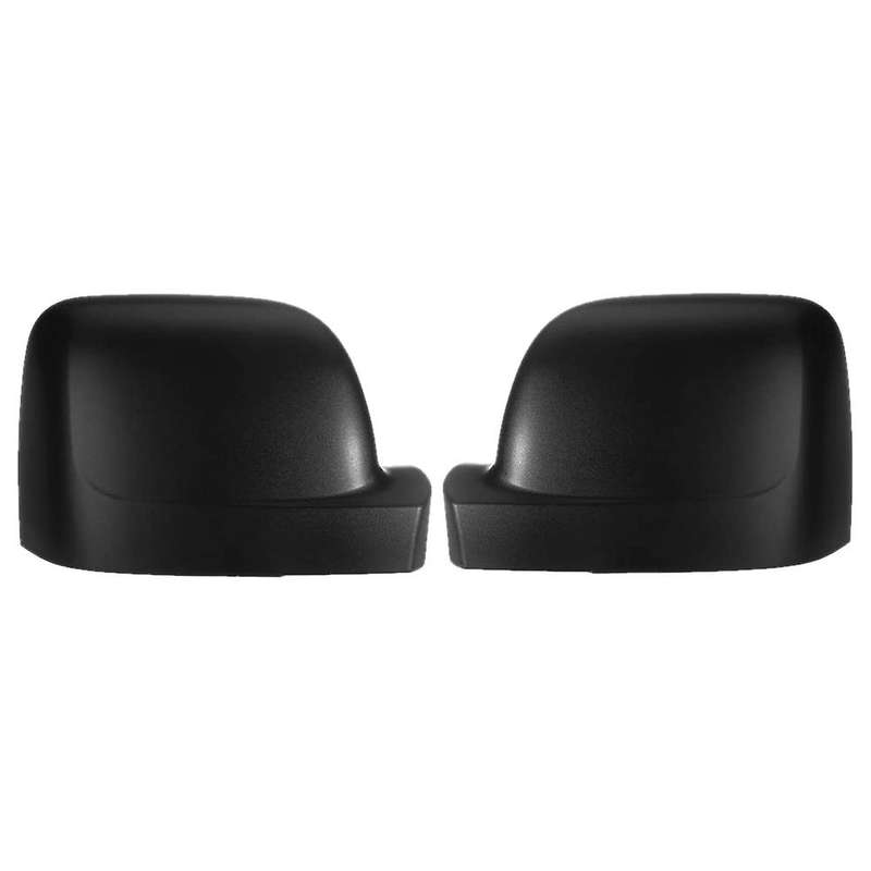 Black Fiber Side Door Mirror Cover Trim for Vivaro Trafic Van 2015-2018 Rear View Mirror Cover Cap