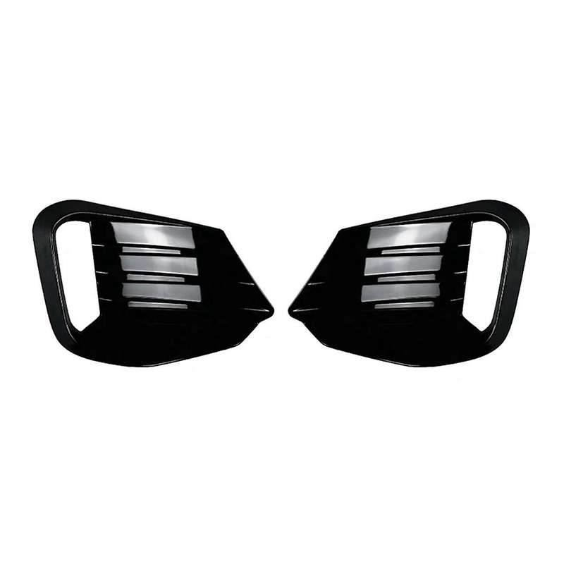 Black for 3 Series G20 G21 2023+ Front Fog Lamp Grille Decorative Cover Stickers Side Canards Split