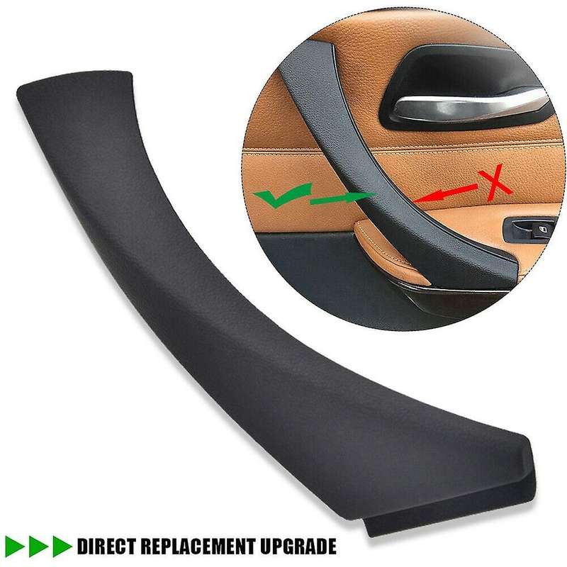Black for - E90 E91 3-Series Sedan 2006-2012 Right Inner Door Panel Handle Outer Cover 51419150336