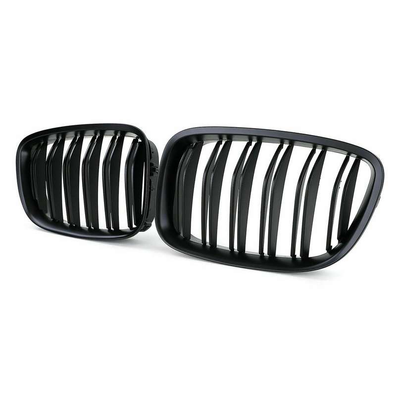 Black Front Bumper Hood Kidney Grill Grille for F07 5 Series GT 520 528 530 535 550 2010-2017