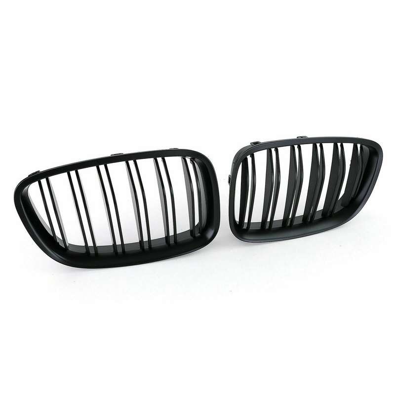Black Front Bumper Hood Kidney Grill Grille for F07 5 Series GT 520 528 530 535 550 2010-2017