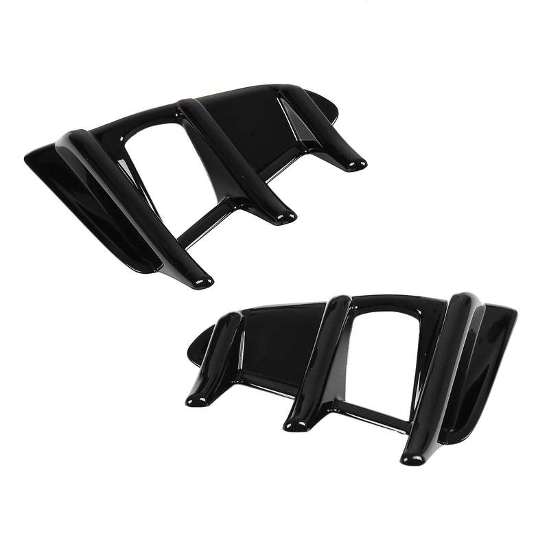 Black Front Fog Light Lamp Decorative Frame Cover Fit for 86 2016-2020 Exterior Accessories