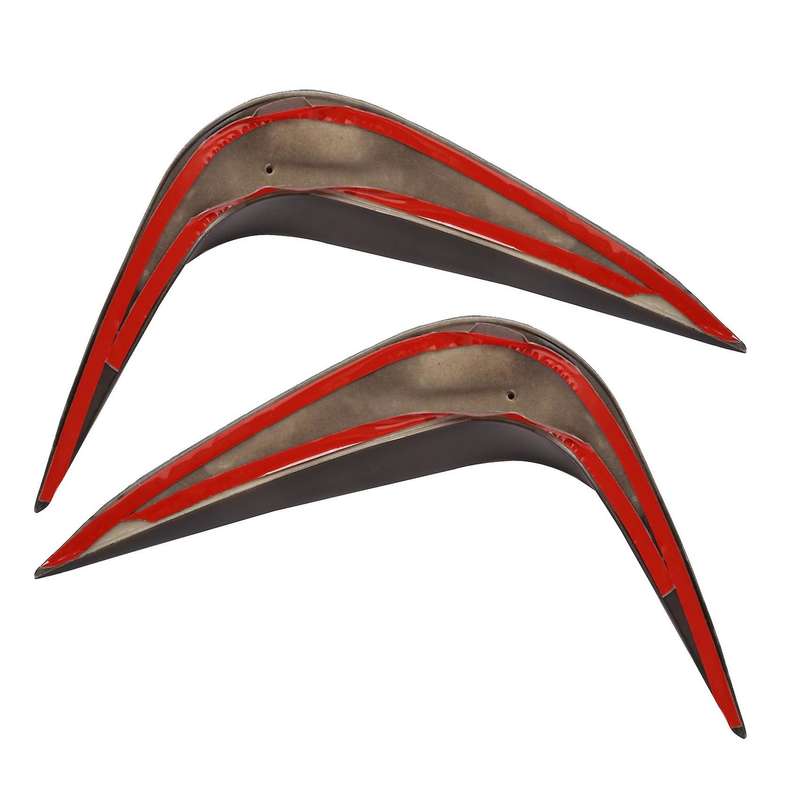 Black Front Fog Light Lamp Cover Trim Wind Knife Sticker for- 3 Series G20 325Li 2020 Car Exterior A