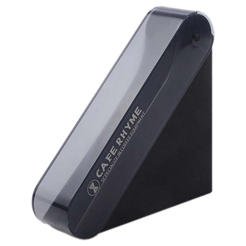 Black Hand-Brewed Coffee Filter Paper Storage Box Fan-Shaped Filter Paper Box Filter Paper Dust-Proo