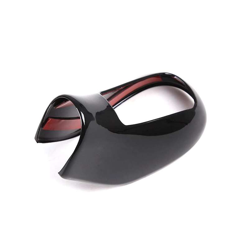 Black Gear Head Front Cover+gear Head Back Cover Sticker Panel Trim for Xc60 S60 V40 V60 S80