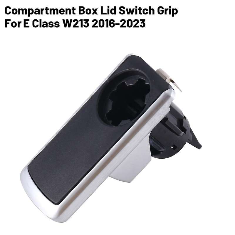Black Glove Compartment Box Lid Switch Grip Lock Hole Replacement for E W213 2016-2023