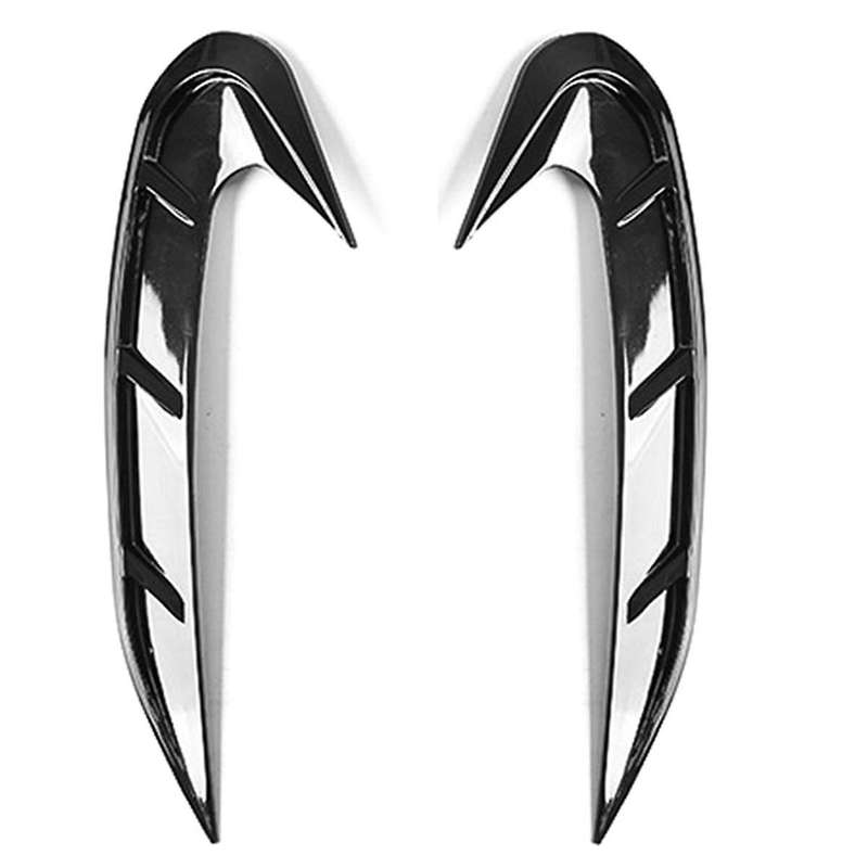 Black Headlight Eyebrow Cover Fog Light Wind Knife Trim for - A3 A3L 2021 2022