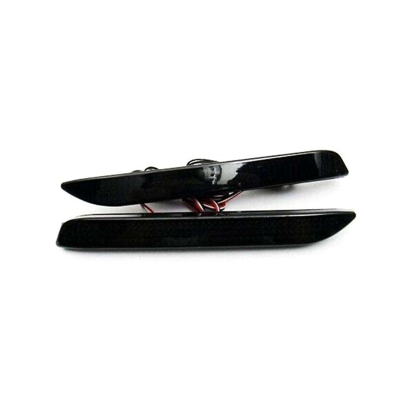 Black Lens Bumper Reflector Brake Rear Bar Light Rear Tail Light Turn Signal LED Car for for 8192008