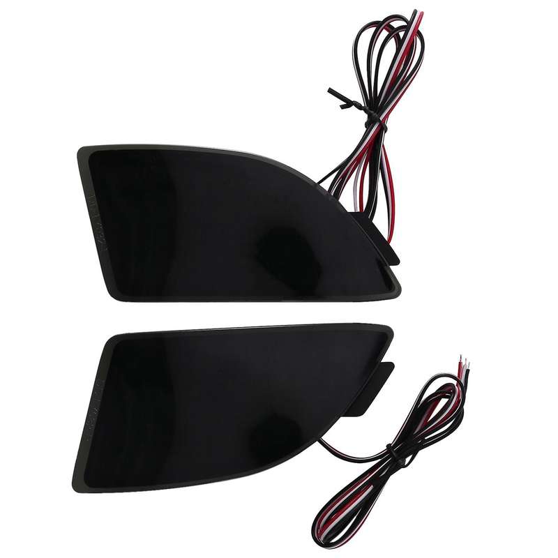 Black LED Rear Bumper Reflector Tail Brake Stop Light for Axela BM 5D Hatchback