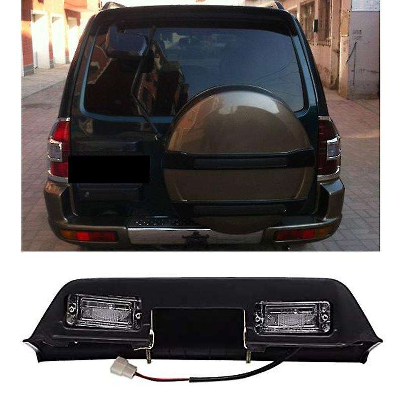 Black License Plate Light Tail Gate Door Registration for Montero II 2 1990-2000 MB623335