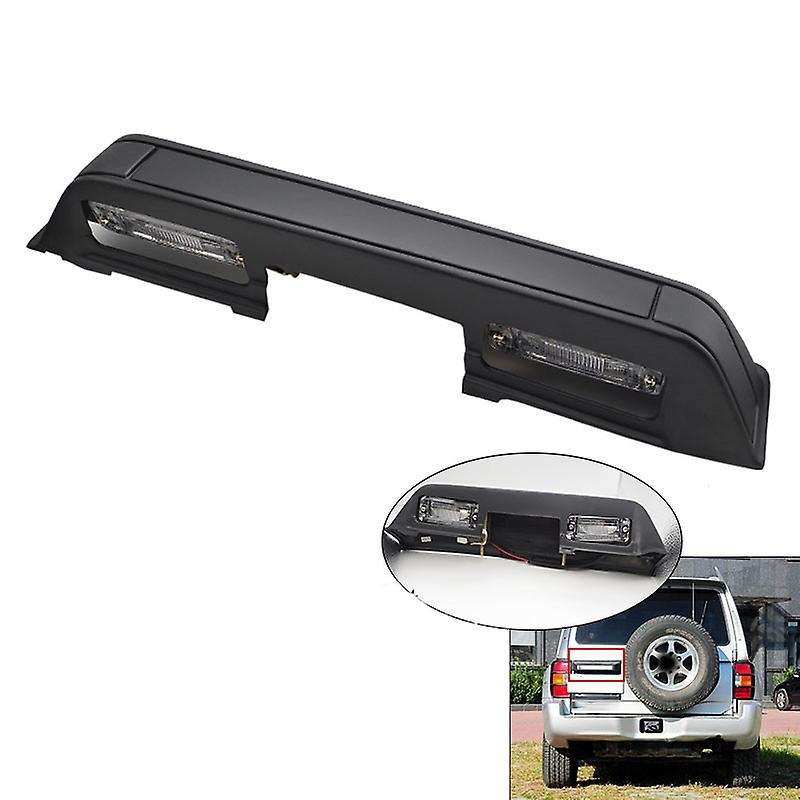 Black License Plate Light Tail Gate Door Registration for Montero II 2 1990-2000 MB623335
