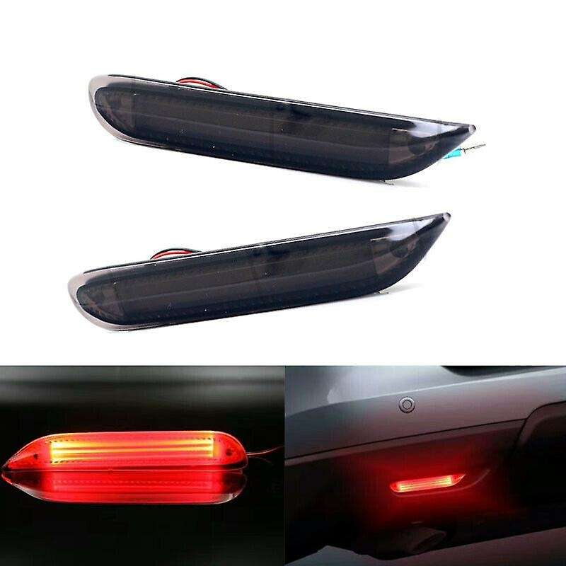Black Lens LED Rear Bumper Brake Light for Rouge 2014-17