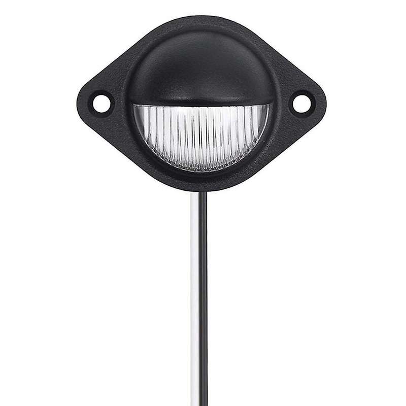 Black License Plate Light Number Plate Lights Waterproof Shock Resistant for Truck SUV Trailer Van T