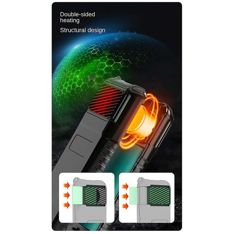 Black Mosquito Repeller Portable Handheld Mosquito Repeller Lithium Battery Heated Electric Mosquito