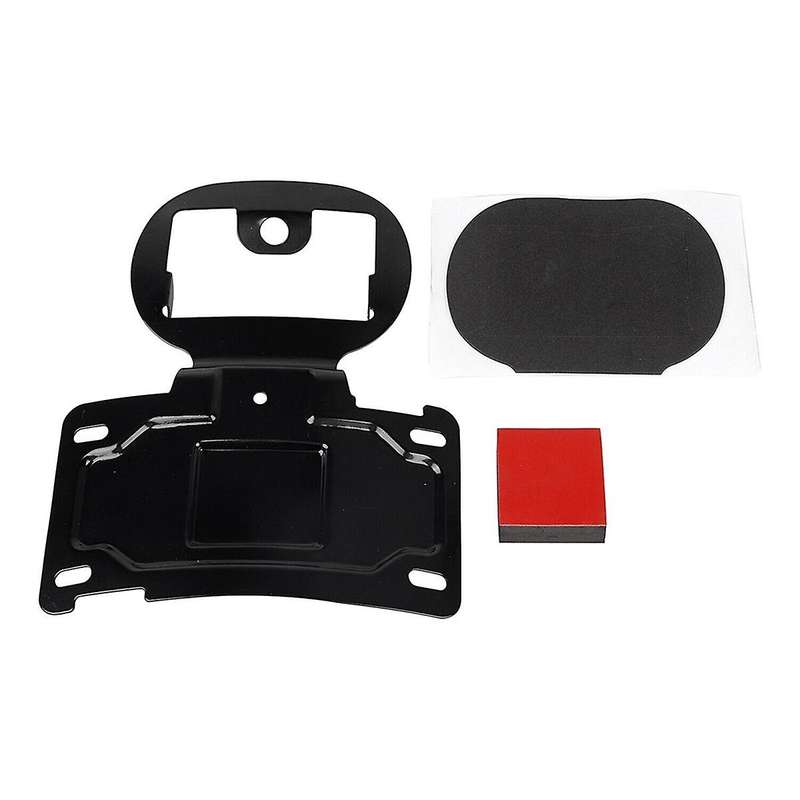Black Motorcycle License Plate Relocation Bracket for 16-19 Road Glide Ultra Fltru