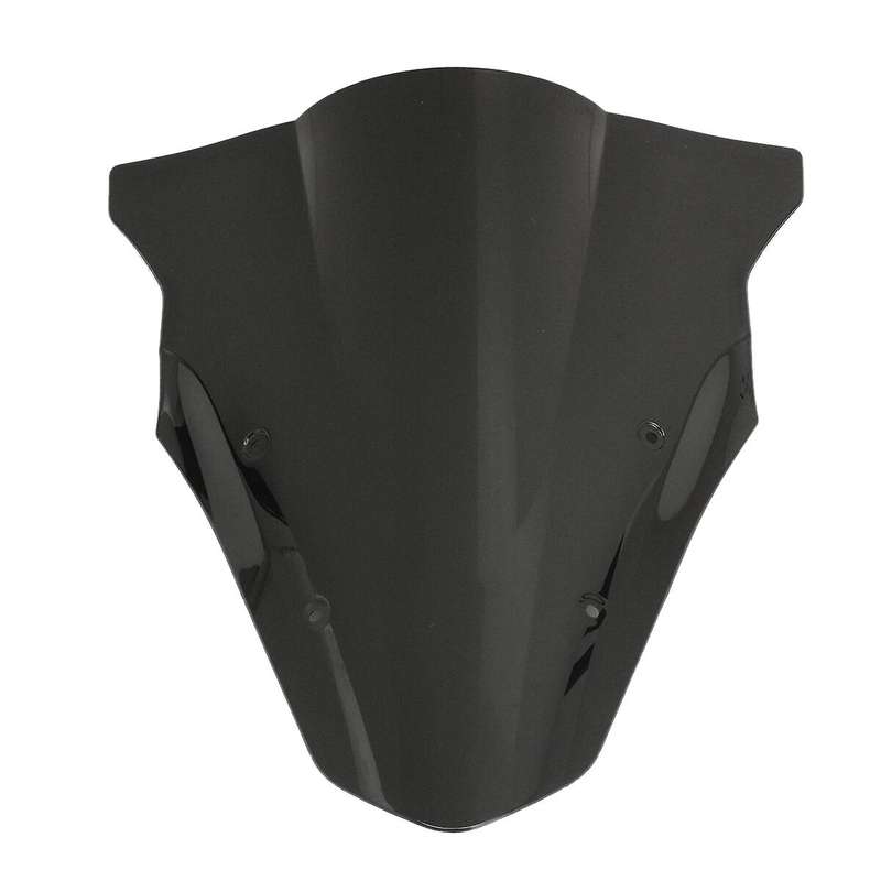 Black Motorcycle Windshield Windscreen for 12-16 Kawasaki Ninja 650 Er6f Ex650f