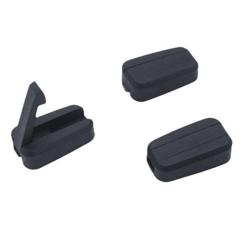 Black Nylon Hanger Hook Folding Marine Grade Loaded Hat Coat Hook Coat Hook Foldable Mirror Polished