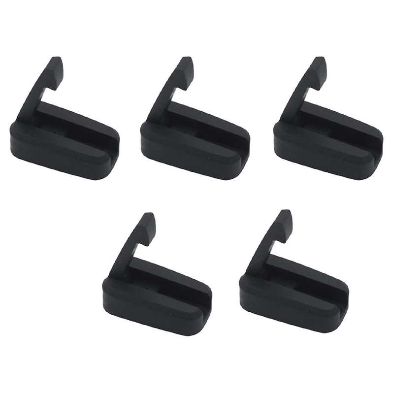 Black Nylon Hanger Hook Folding Marine Grade Loaded Hat Coat Hook Coat Hook Foldable Mirror Polished