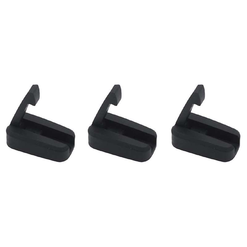 Black Nylon Hanger Hook Folding Marine Grade Loaded Hat Coat Hook Coat Hook Foldable Mirror Polished