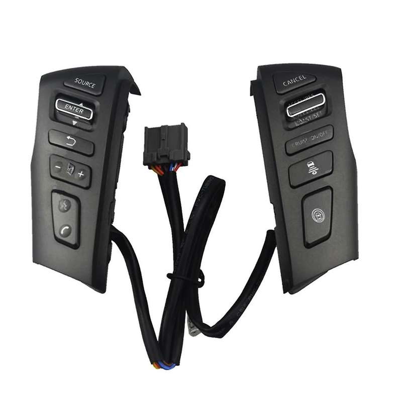 Black Multifunction Steering Wheel Switch Telephone Volume Bluetooth Cruise Control Button for Patro