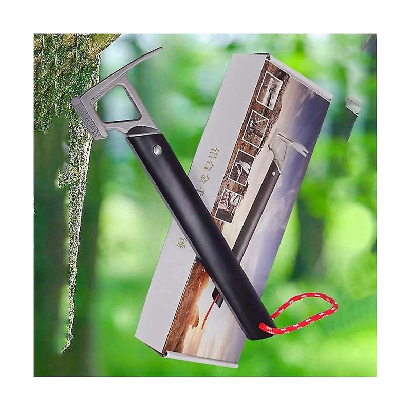 Black Multifunctional Hammer Aluminum Alloy Handle Stainless Steel Hammer Camping Tent Canopy Nail P