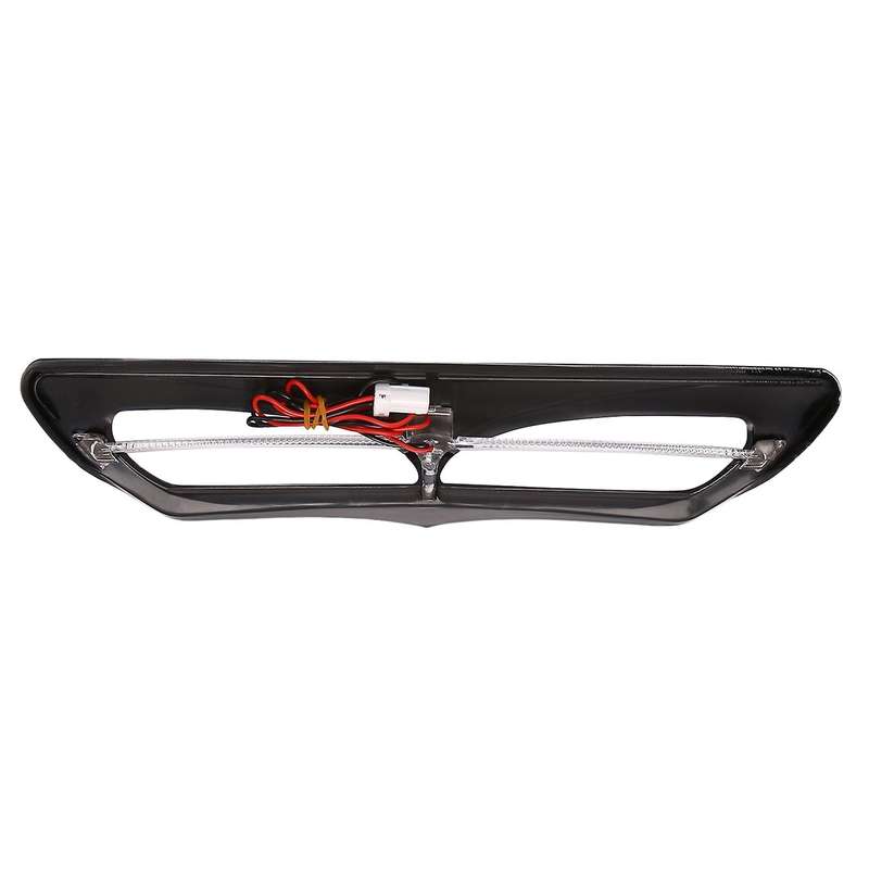 Black Motorcycle Vent Trim with LED Lights Cover for Touring Glide Street Glide Ultra 2014-Up