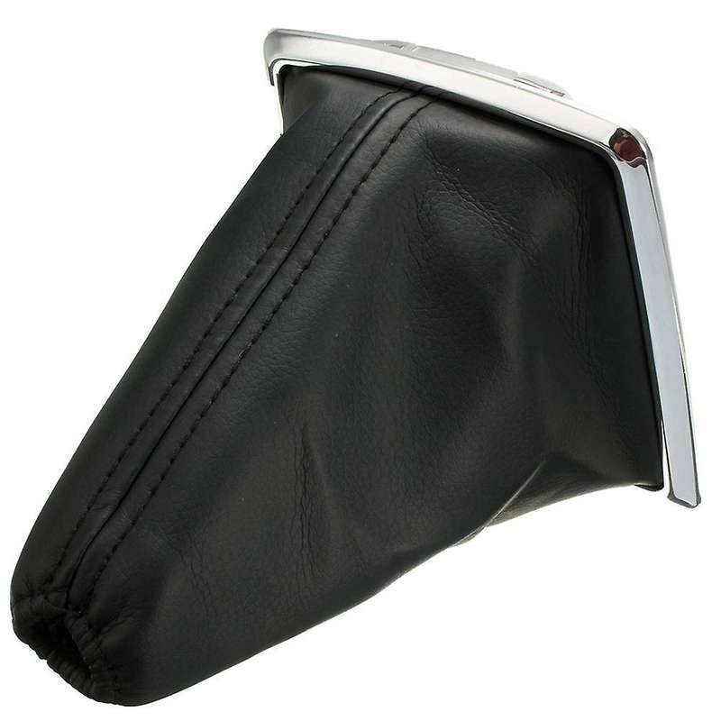 Black Pu Leather Gear Gaiter Boot Knob Cover Handbrake for Focus 2005-2012