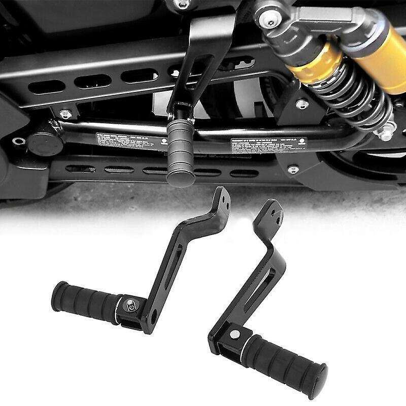 Black Rear Passenger Foot Peg Footrest Bracket Set for Bolt XVS 950 R Spec 2014-2019