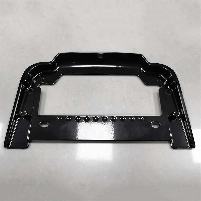 Black Rear License Plate Frame Mount for Tri Glide Ultra Classic 2011-Up